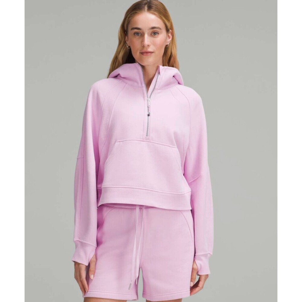 Lululemon Scuba Oversized Half-Zip Hoodie Vita Pink Size XS/S